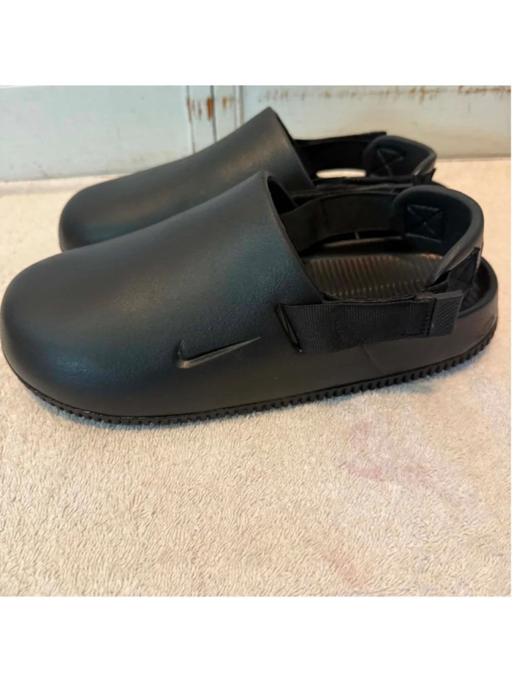 Nike Calm Mule Men's Black Slip on Slides Clogs Shoes Size 9 New FD5130-001